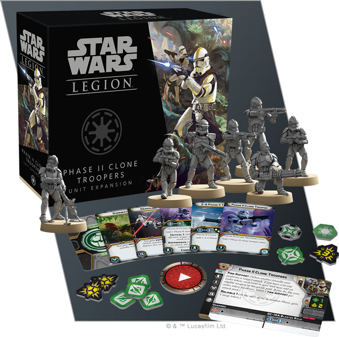Star Wars Legion: Phase II Clone Troopers Unit Expansion