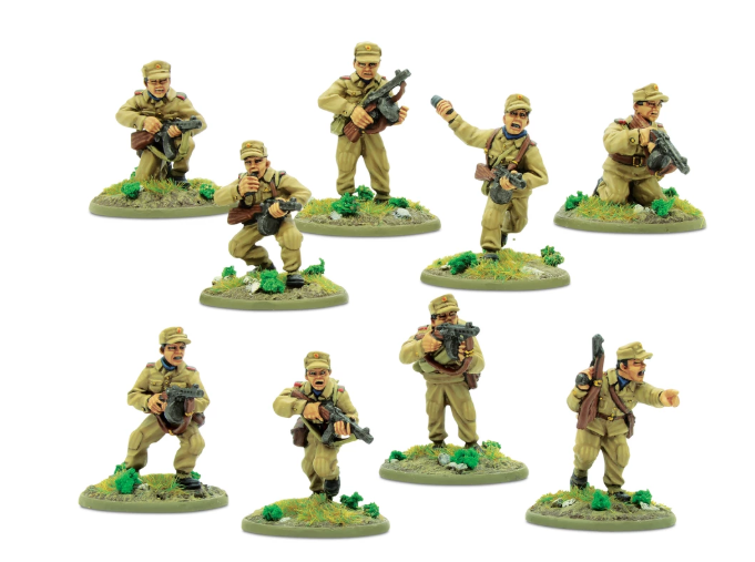 Bolt Action: North Korean KPA SMG squad