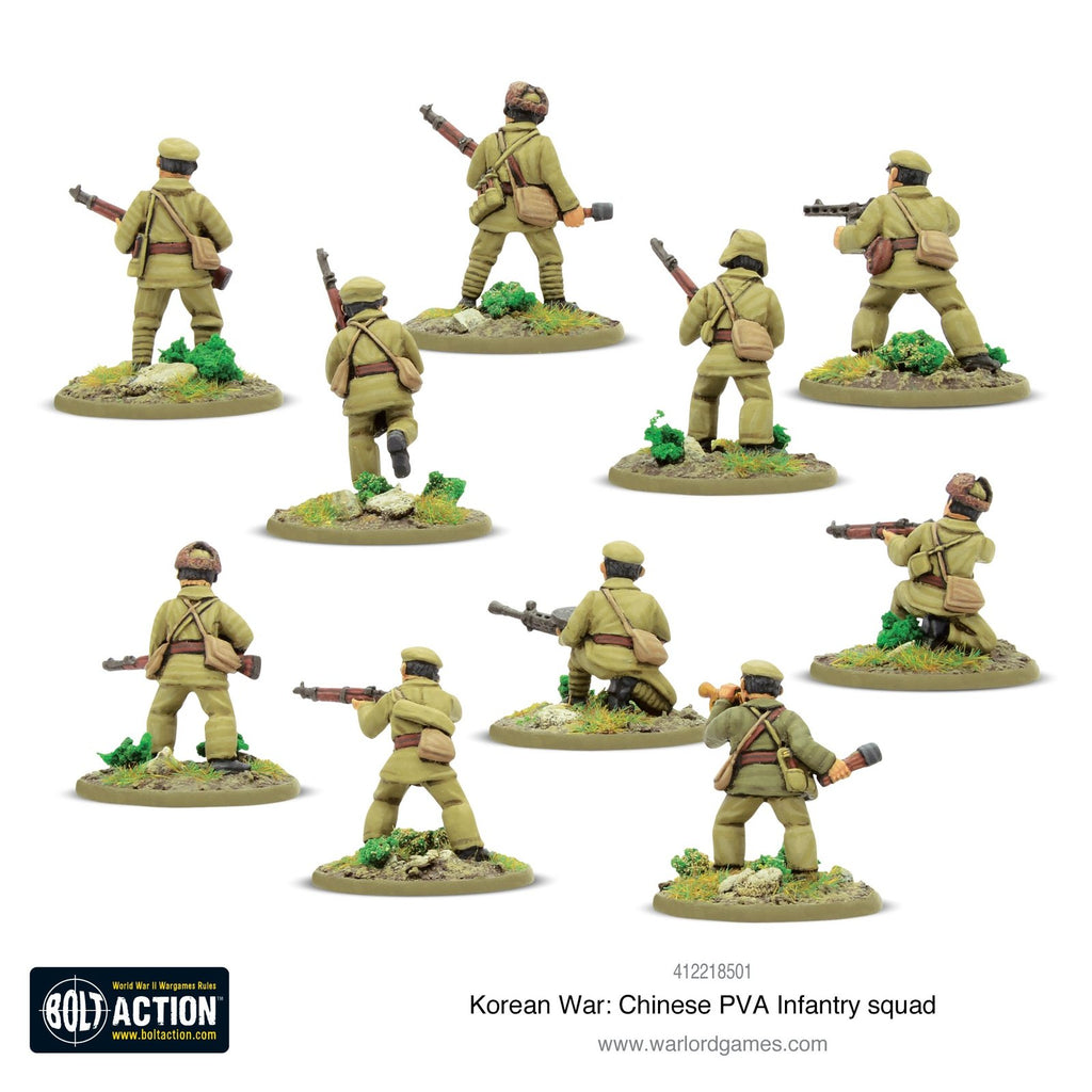 Bolt Action - Chinese PVA Infantry Squad