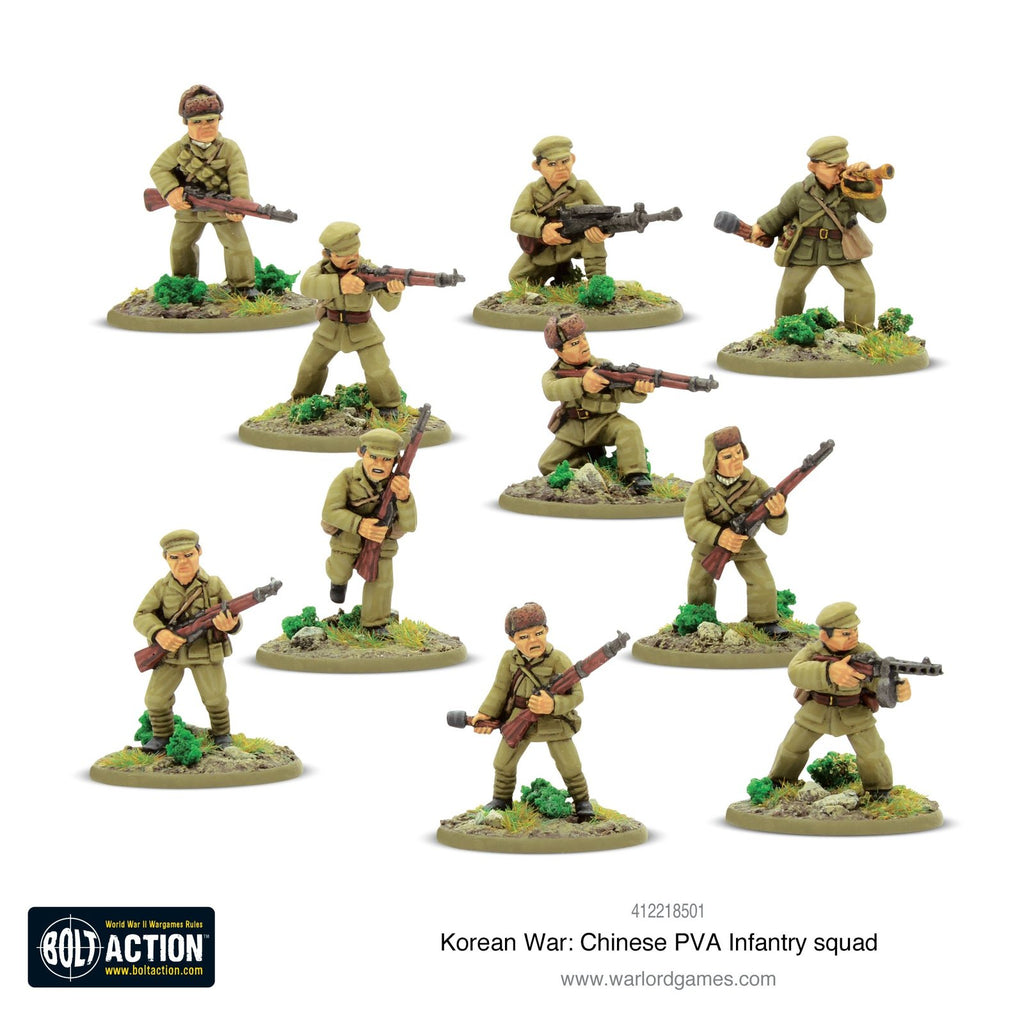 Bolt Action - Chinese PVA Infantry Squad