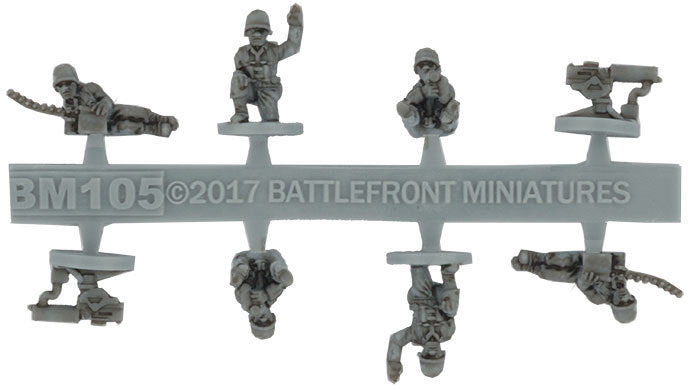 Flames of War: M1917 Machine-gun Platoon (Plastic)