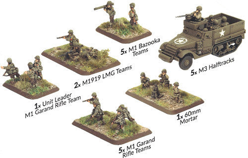 Flames of War: Armored Rifle Platoon - (Plastic)