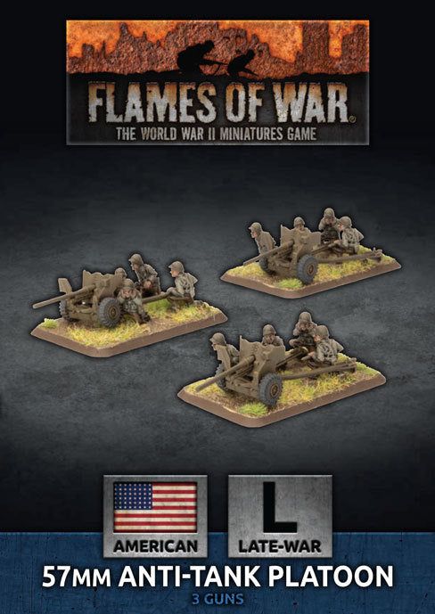 Flames of War: 57mm Anti-Tank Platoon - (Plastic)