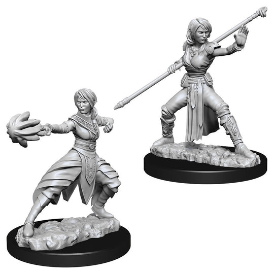 D&D Nolzur's Marvelous: Unpainted Miniatures - Female Half-Elf Monk