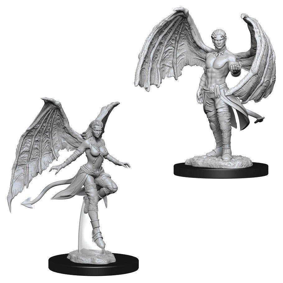 D&D Nolzur's Marvelous: Unpainted Miniatures - Succubus & Incubus