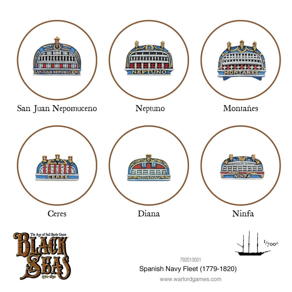 Black Seas: Spanish Navy Fleet (1770 - 1830)