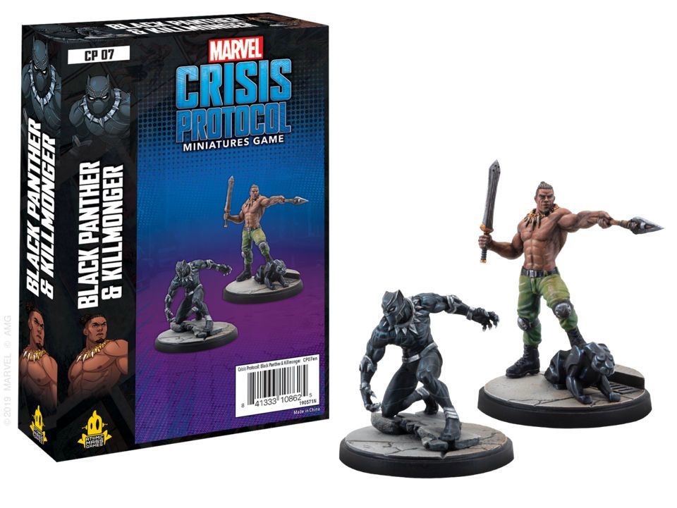 Marvel: Crisis Protocol Miniatures Game - Black Panther and Killmonger Expansion