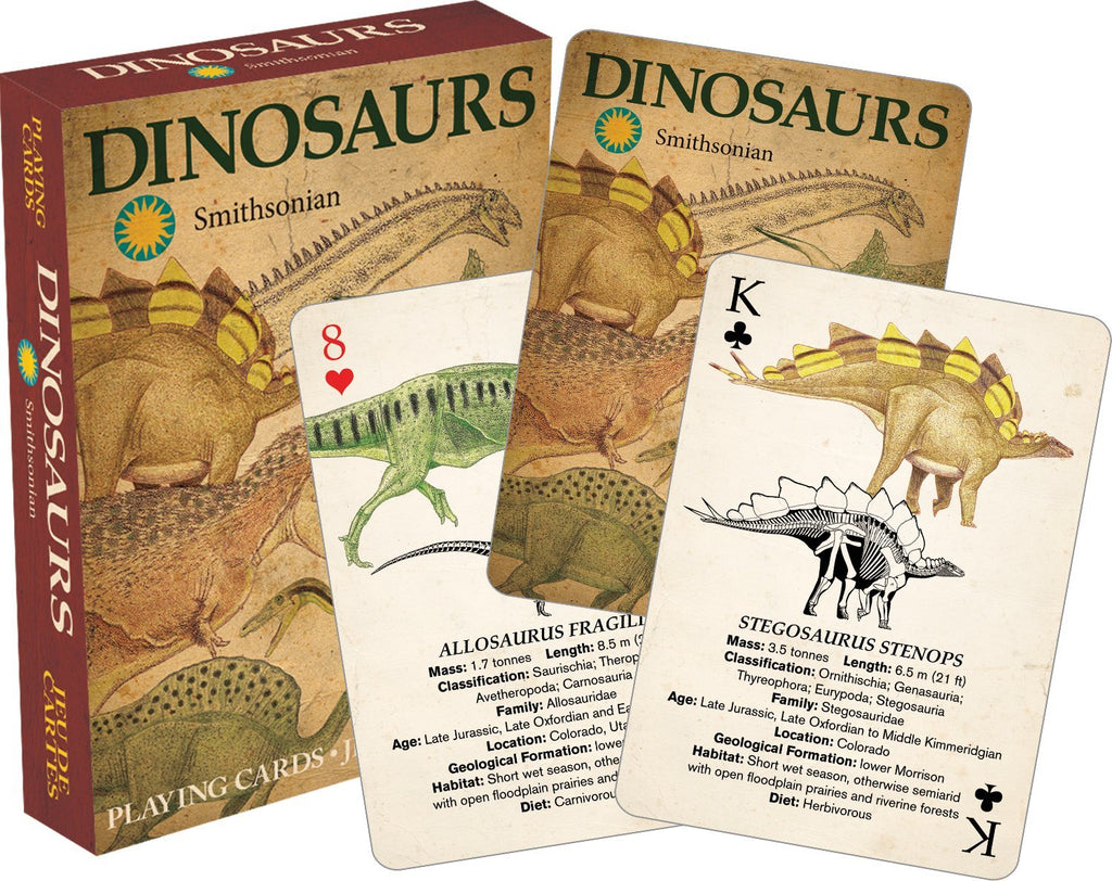 Smithsonian – Dinosaurs Playing Cards Board Game