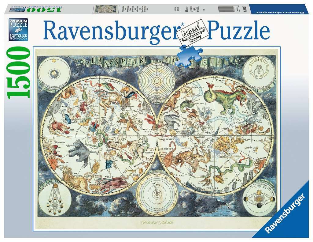 Ravensburger: World Map of Fantastic Beasts (1500pc Jigsaw) Board Game