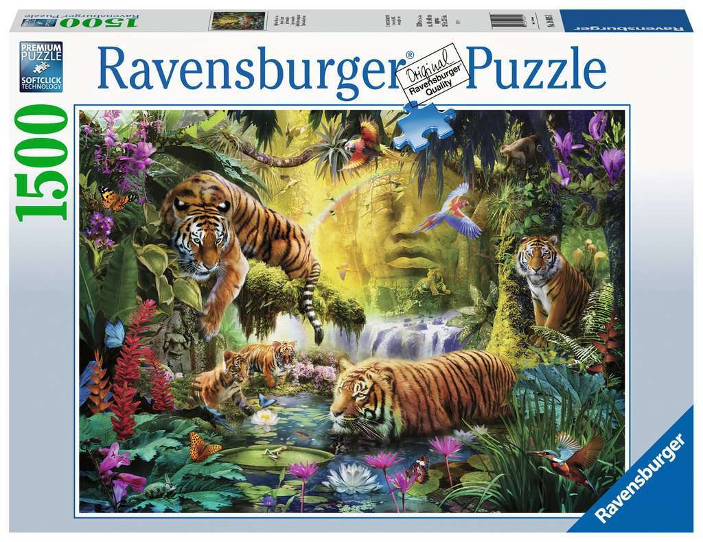 Ravensburger: Tranquil Tigers (1500pc Jigsaw) Board Game