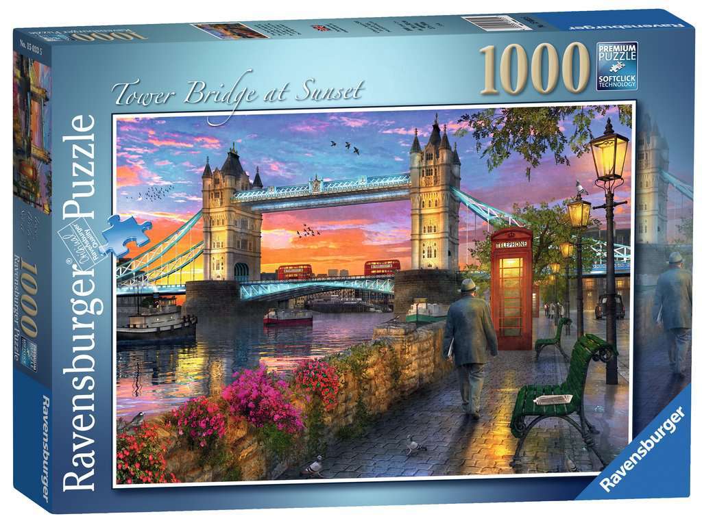 Ravensburger: Tower Bridge at Sunset (1000pc Jigsaw) Board Game