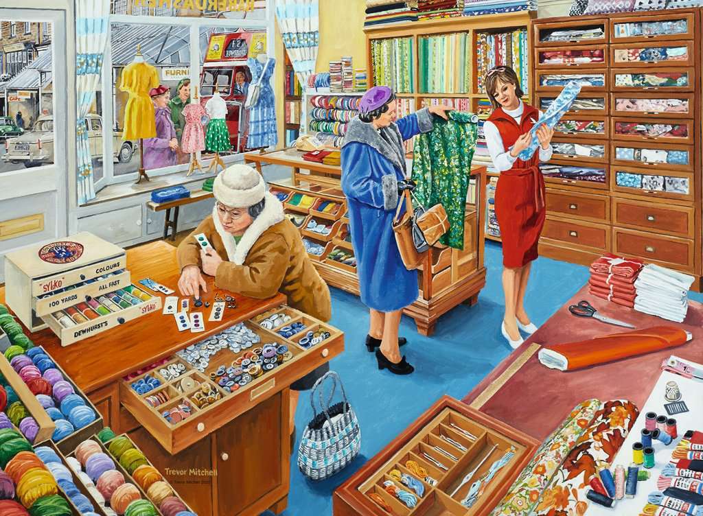 Ravensburger: Happy Days at Work #18 - The Haberdasher (500pc Jigsaw) Board Game