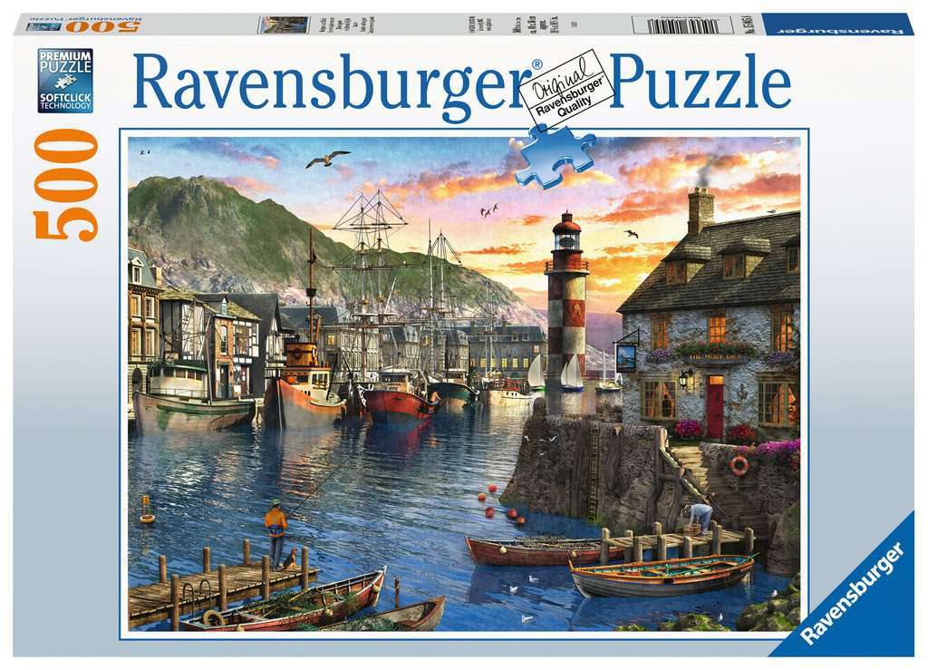 Ravensburger: Sunrise at the Port (500pc Jigsaw) Board Game