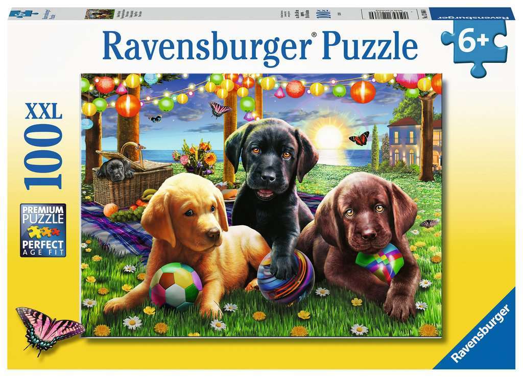 Ravensburger: Puppy Picnic (100pc Jigsaw) Board Game