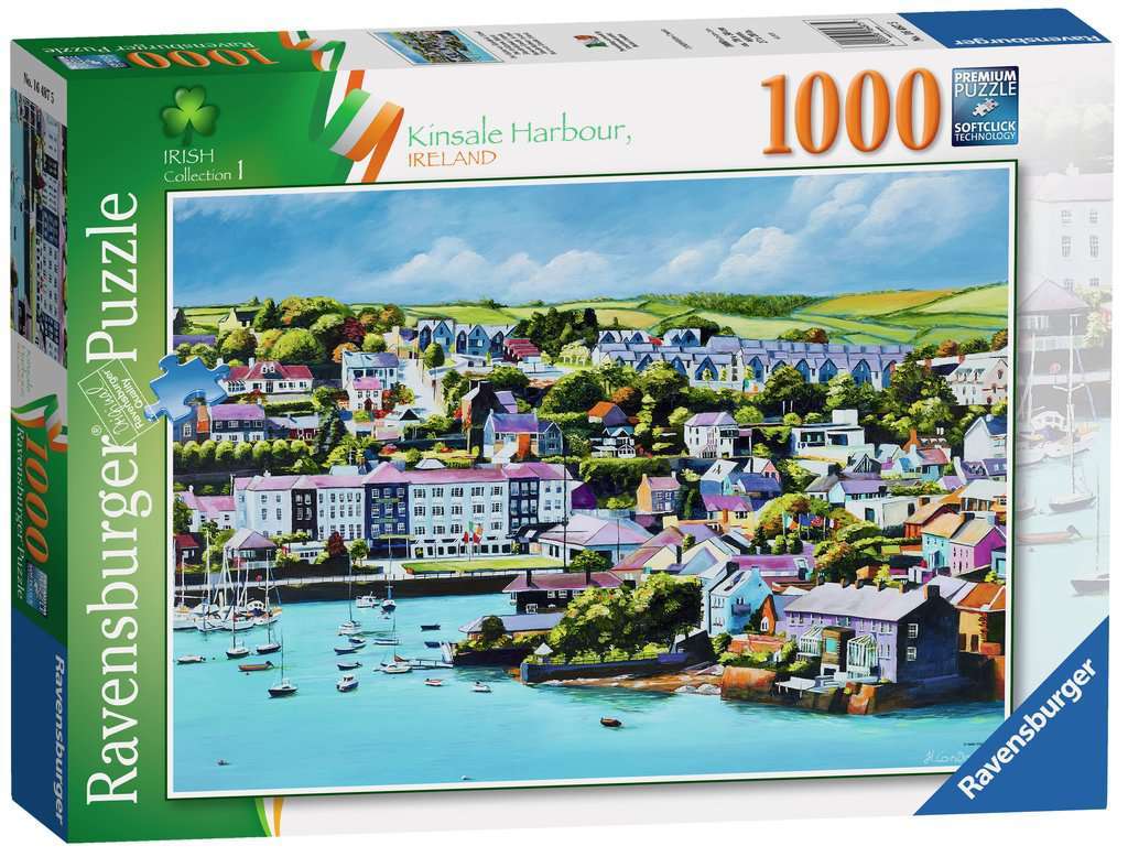 Ravensburger: Irish Collection - Kinsale Harbour, Ireland (1000pc Jigsaw) Board Game