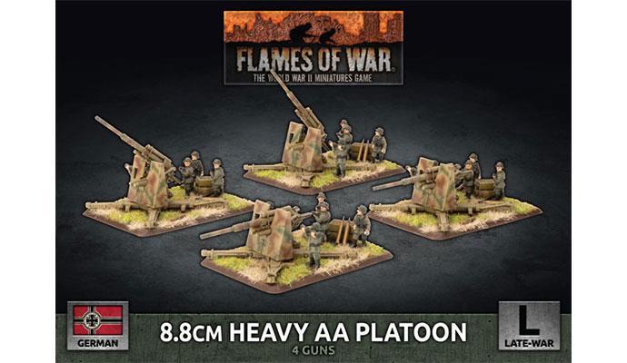 Flames of War: Heavy AA Platoon (x4 Plastic)