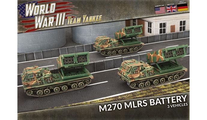 Team Yankee: M270 MLRS Rocket Launcher Battery (x3 Plastic)