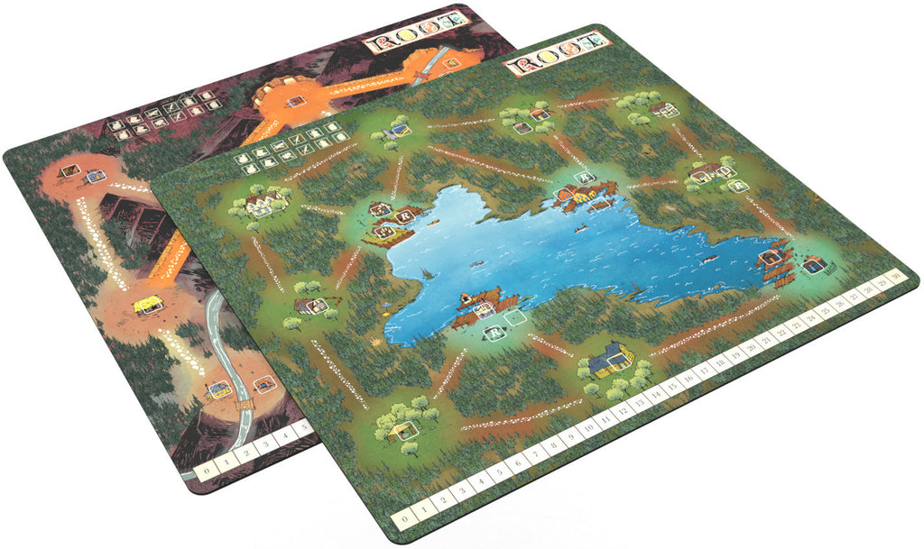 Root: Mountain/Lake (Double-Sided Playmat) Board Game