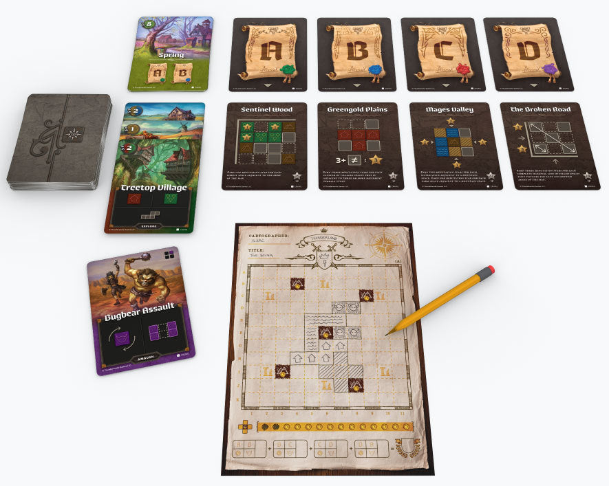 Cartographers - A Roll Player Tale (Board Game)
