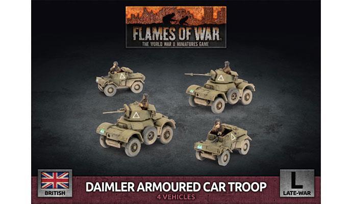 Flames of War: Daimler Armoured Car Troop