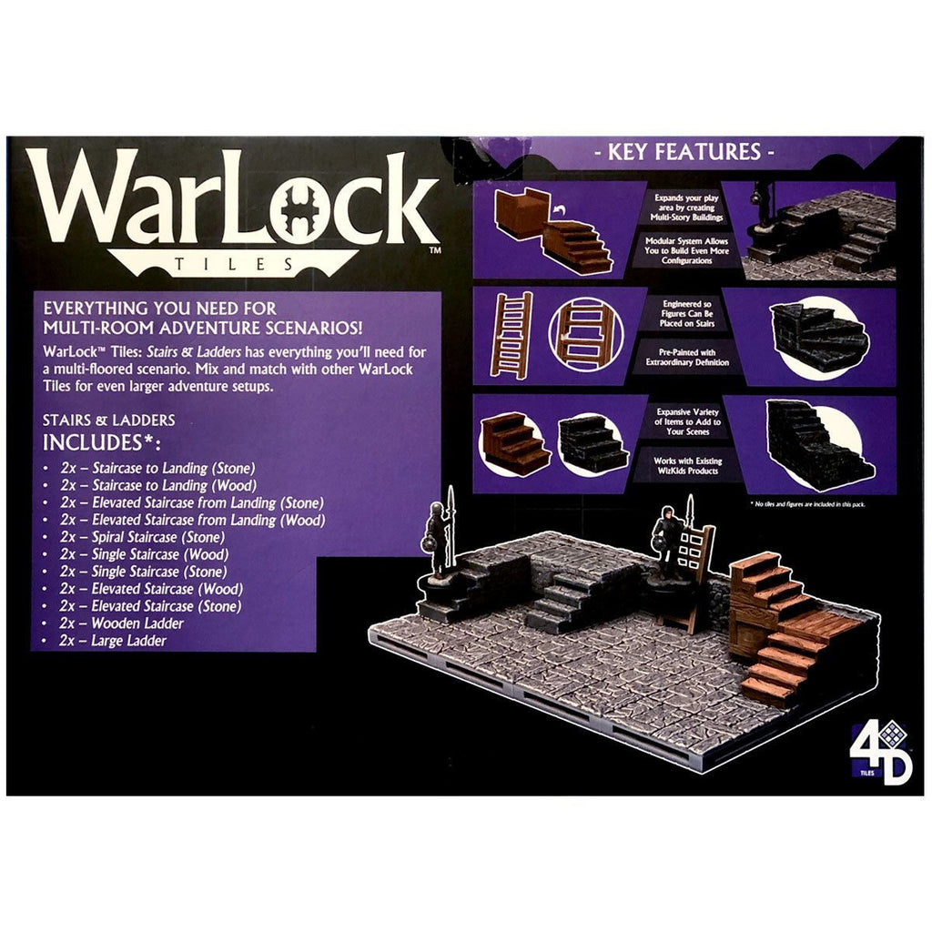 WarLock Tiles Stairs and Ladders