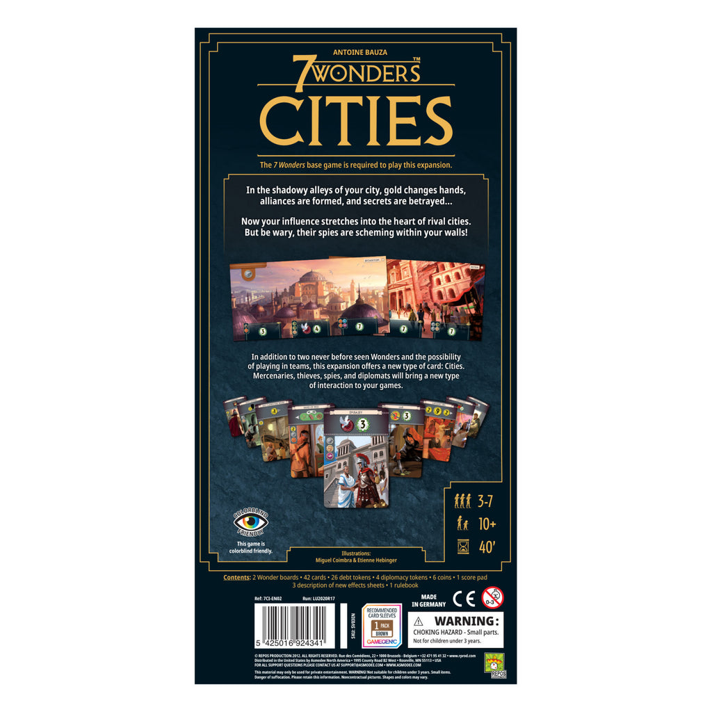 7 Wonders (2nd Edition): Cities (Board Game Expansion)