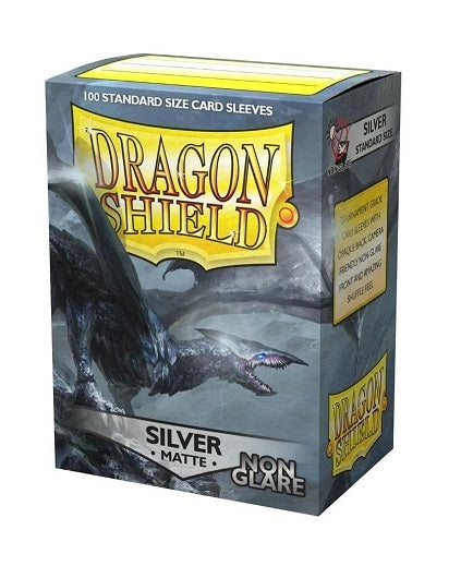 Dragon Shield: Sleeves Matte Non-Glare Silver Sleeves