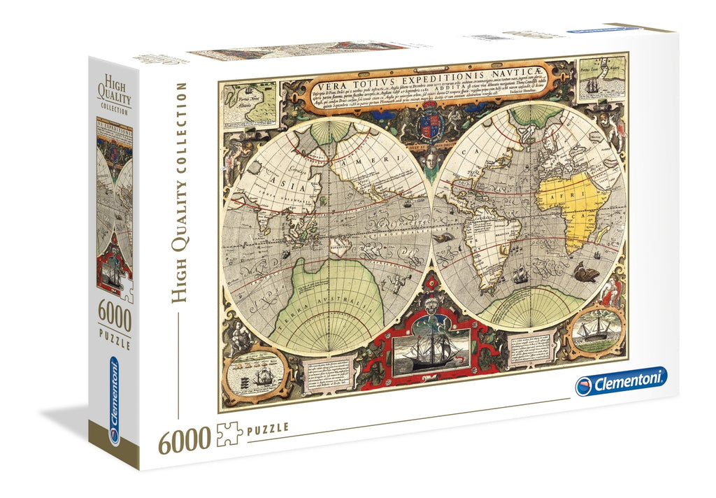 Clementoni: Antique Nautical Map (6000pc Jigsaw) Board Game