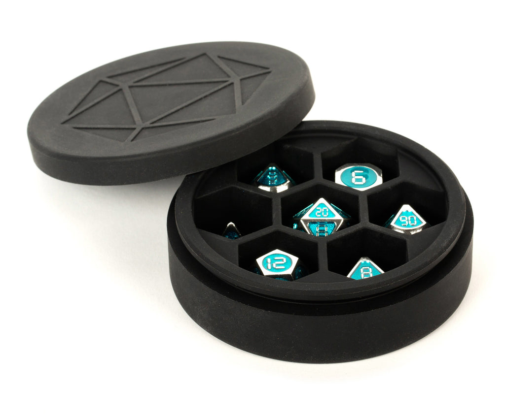 MDG: Silicone Round Dice Case - Black