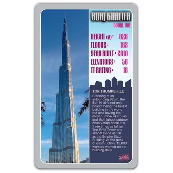 Top Trumps: Skyscrapers Board Game