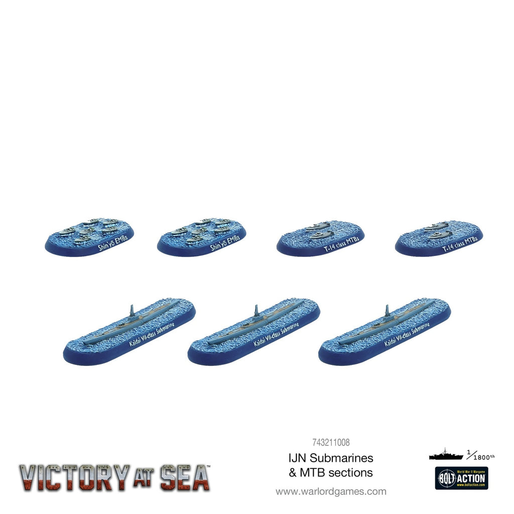 Victory at Sea: IJN Submarines & MTB sections