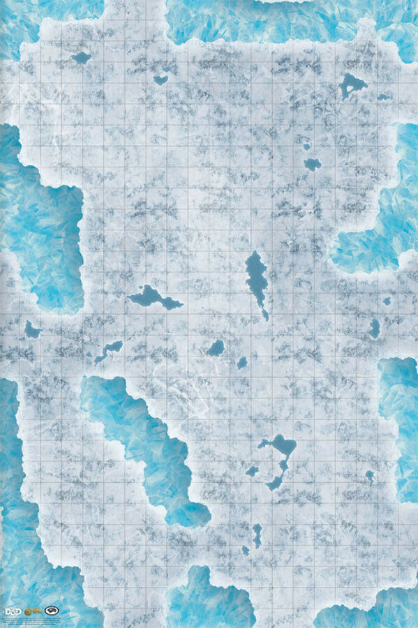 Dungeons & Dragons: Caverns of Ice Encounter Map - (30'x20')