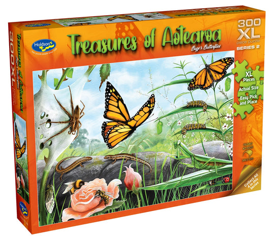 Treasures of Aotearoa: Bugs & Butterflies (300pc Jigsaw) Board Game