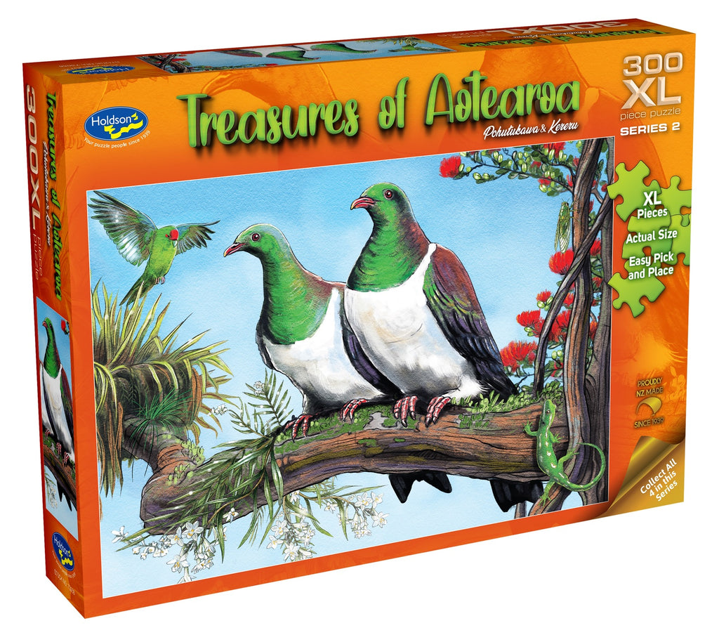 Treasures of Aotearoa: Pohutukawa & Kereru (300pc Jigsaw) Board Game