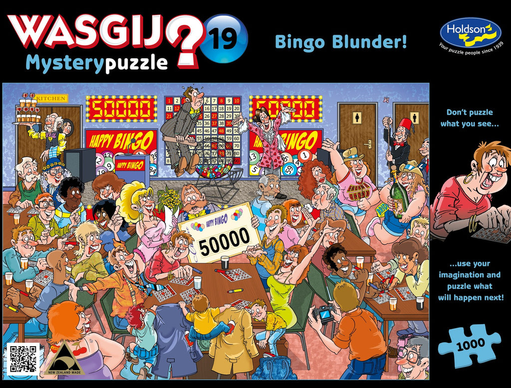 Wasgij? Mystery #19: Bingo Blunder! (1000pc Jigsaw) Board Game