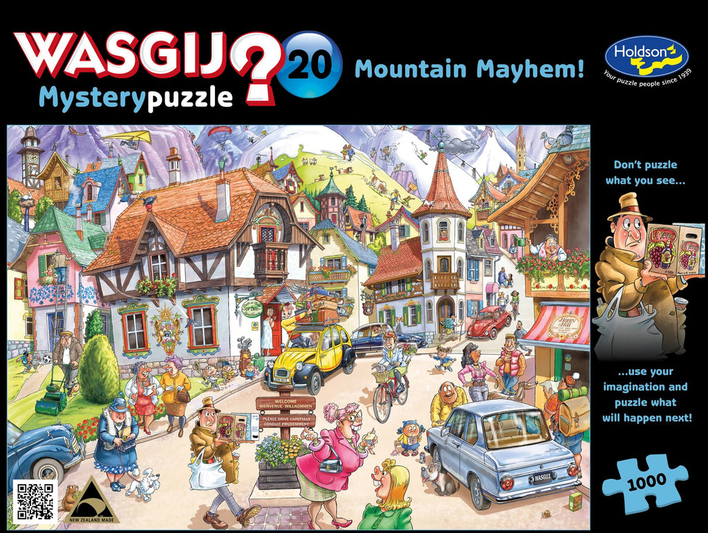 Wasgij? Mystery #20: Mountain Mayhem! (1000pc Jigsaw) Board Game