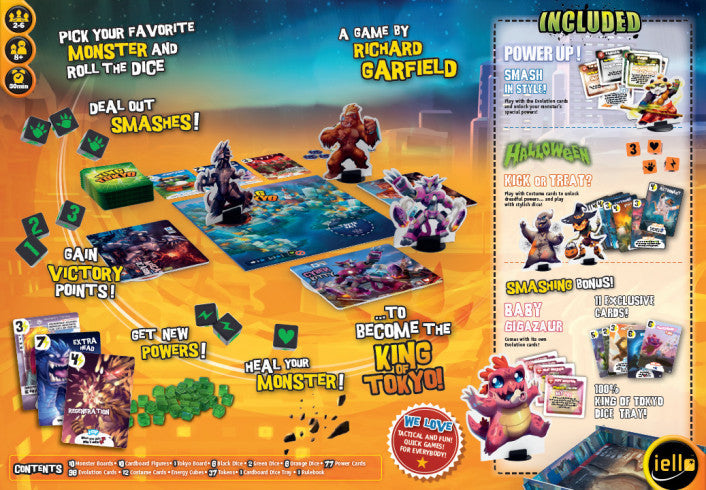 King of Tokyo Monster Box Board Game