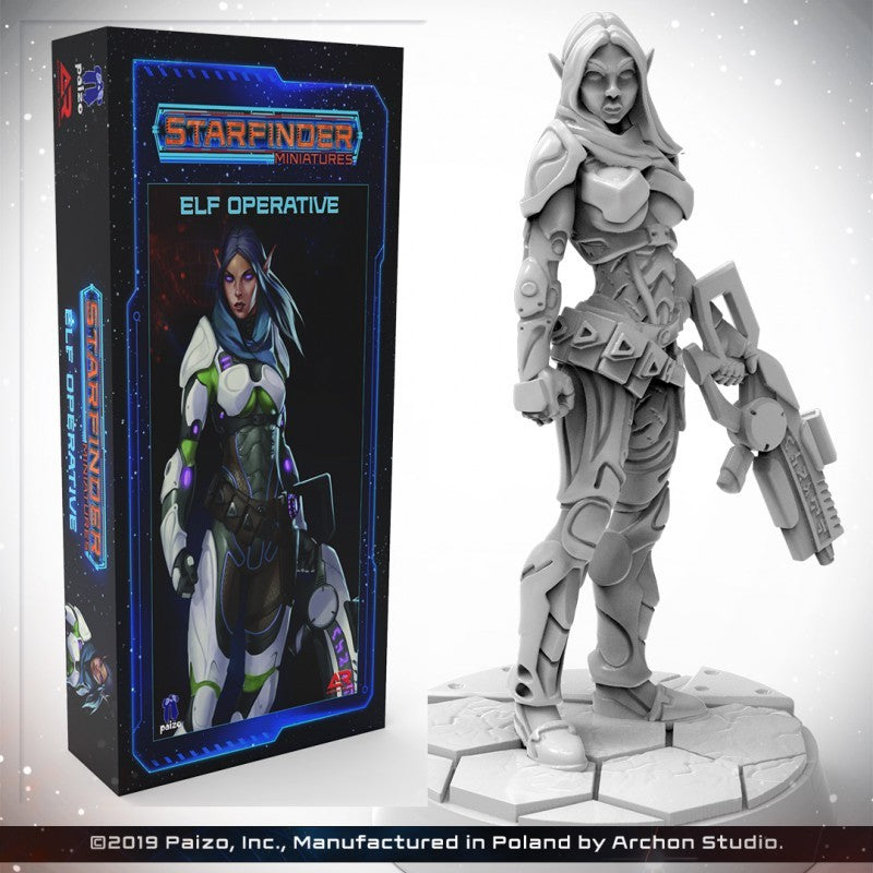 Starfinder RPG Miniature: Elf Operative