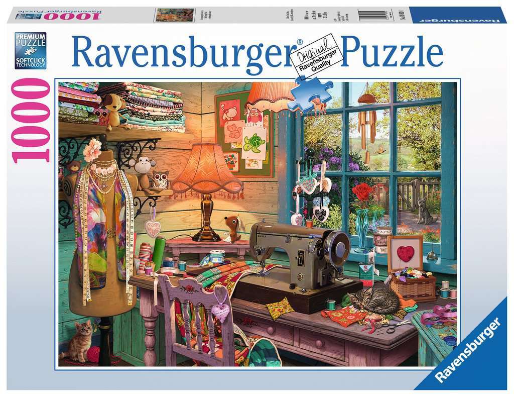 Ravensburger: The Sewing Shed (1000pc Jigsaw) Board Game