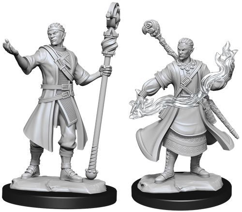 D&D Nolzur's Marvelous: Unpainted Miniatures - Half-Elf Wizard Male