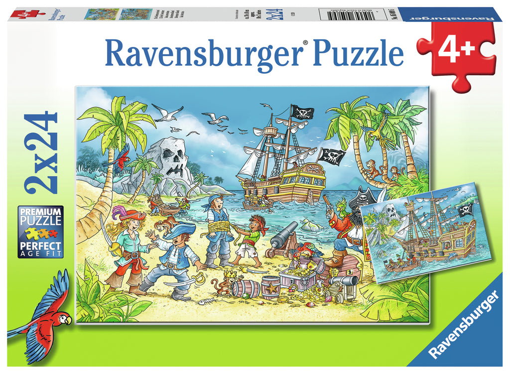 Ravensburger: Adventure Island (2x24pc Jigsaws) Board Game