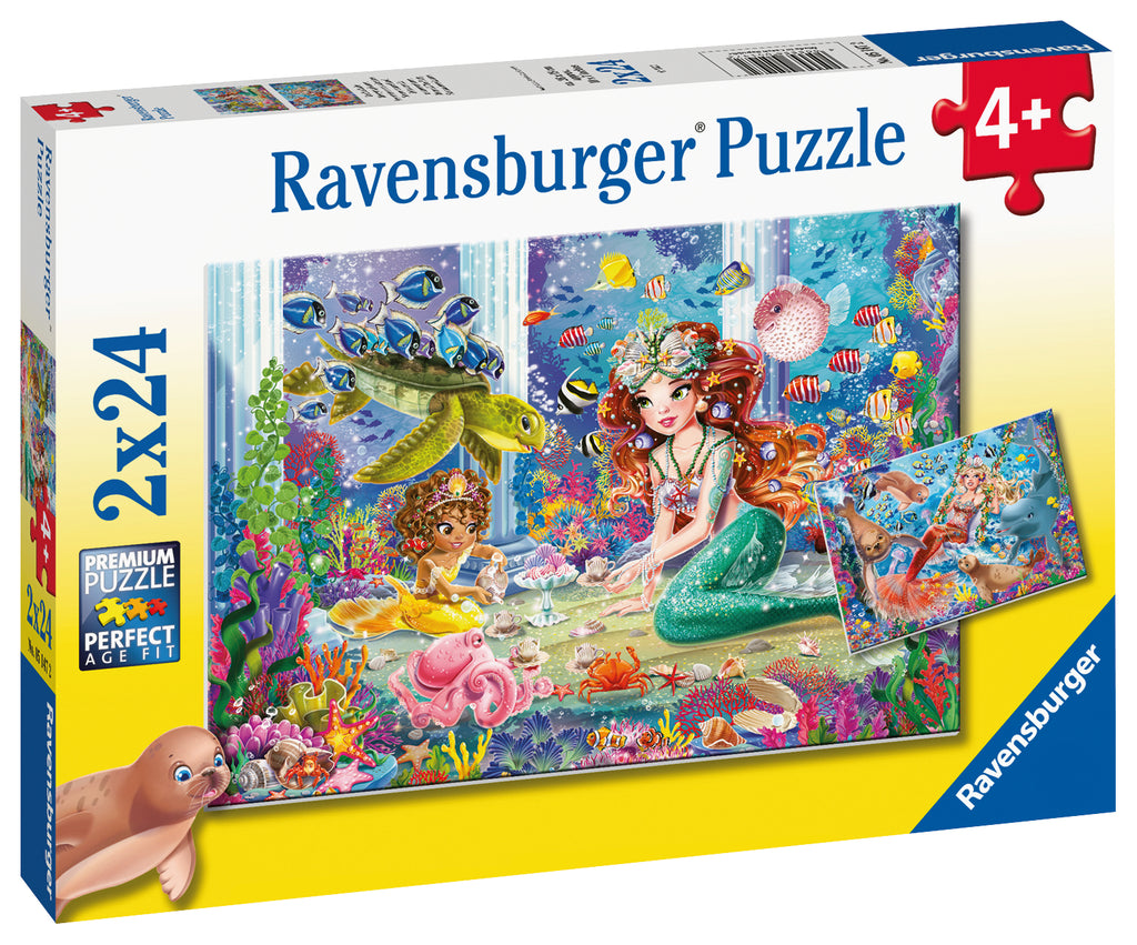 Ravensburger: Mermaid Tea Party (2x24pc Jigsaws) Board Game