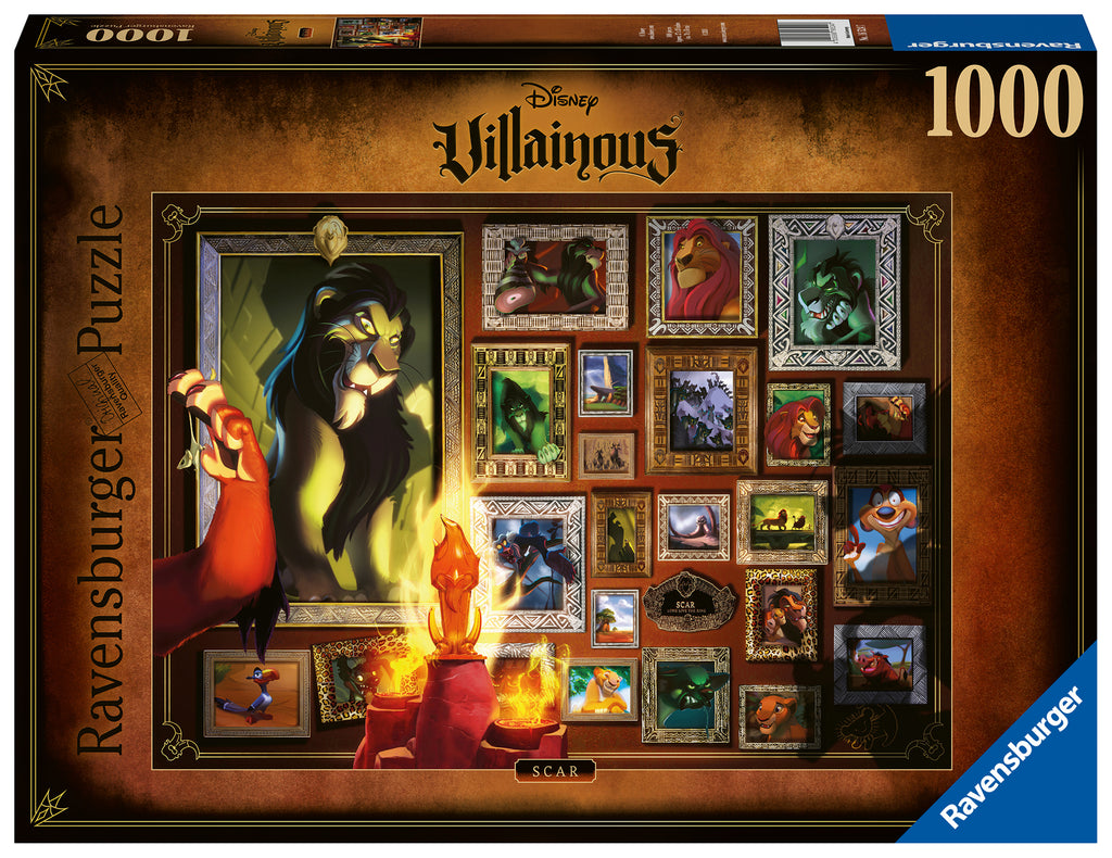 Ravensburger: Disney Villainous - Scar (1000pc Jigsaw) Board Game