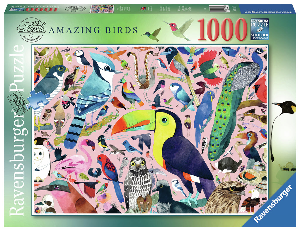 Ravensburger: Amazing Birds (1000pc Jigsaw) Board Game