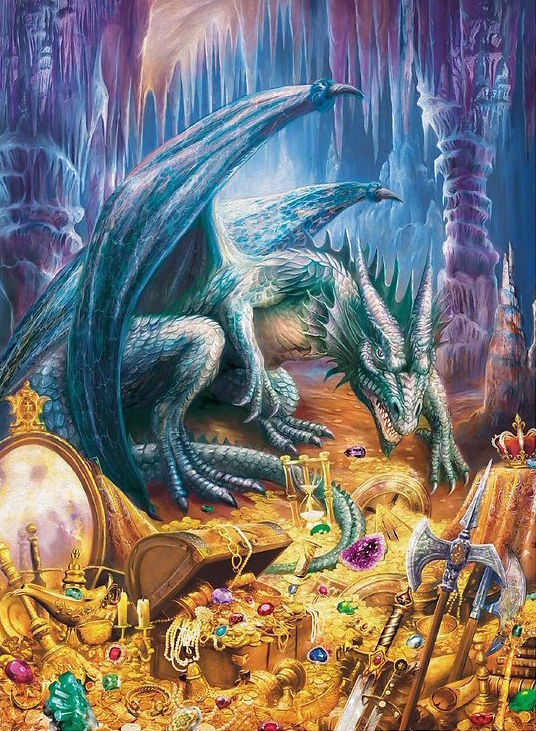 Ravensburger: Dragon Treasure (100pc Jigsaw) Board Game