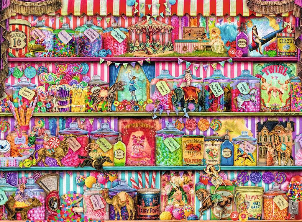 Ravensburger: Aimee Stewart's The Sweet Shop (500pc Jigsaw) Board Game