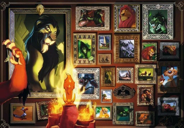 Ravensburger: Disney Villainous - Scar (1000pc Jigsaw) Board Game