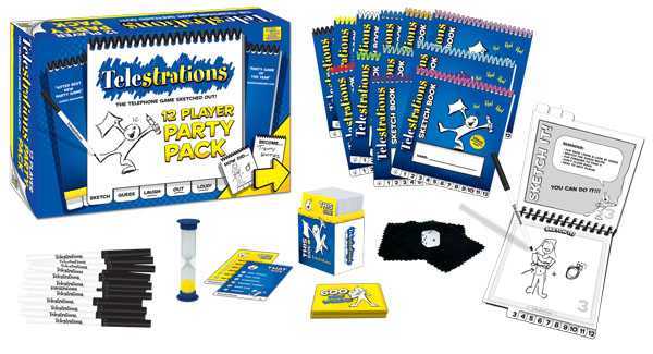 Telestrations: 12 Player Party Pack Board Game