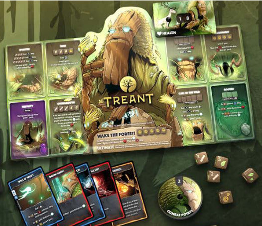 Dice Throne (Season One, Re-Rollled): Treant & Ninja Board Game