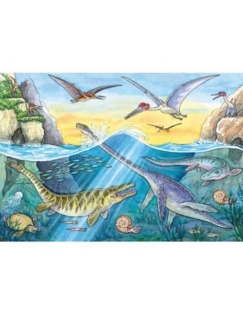 Ravensburger: Dinosaurs of the Land and Sea (2x24pc Jigsaws) Board Game